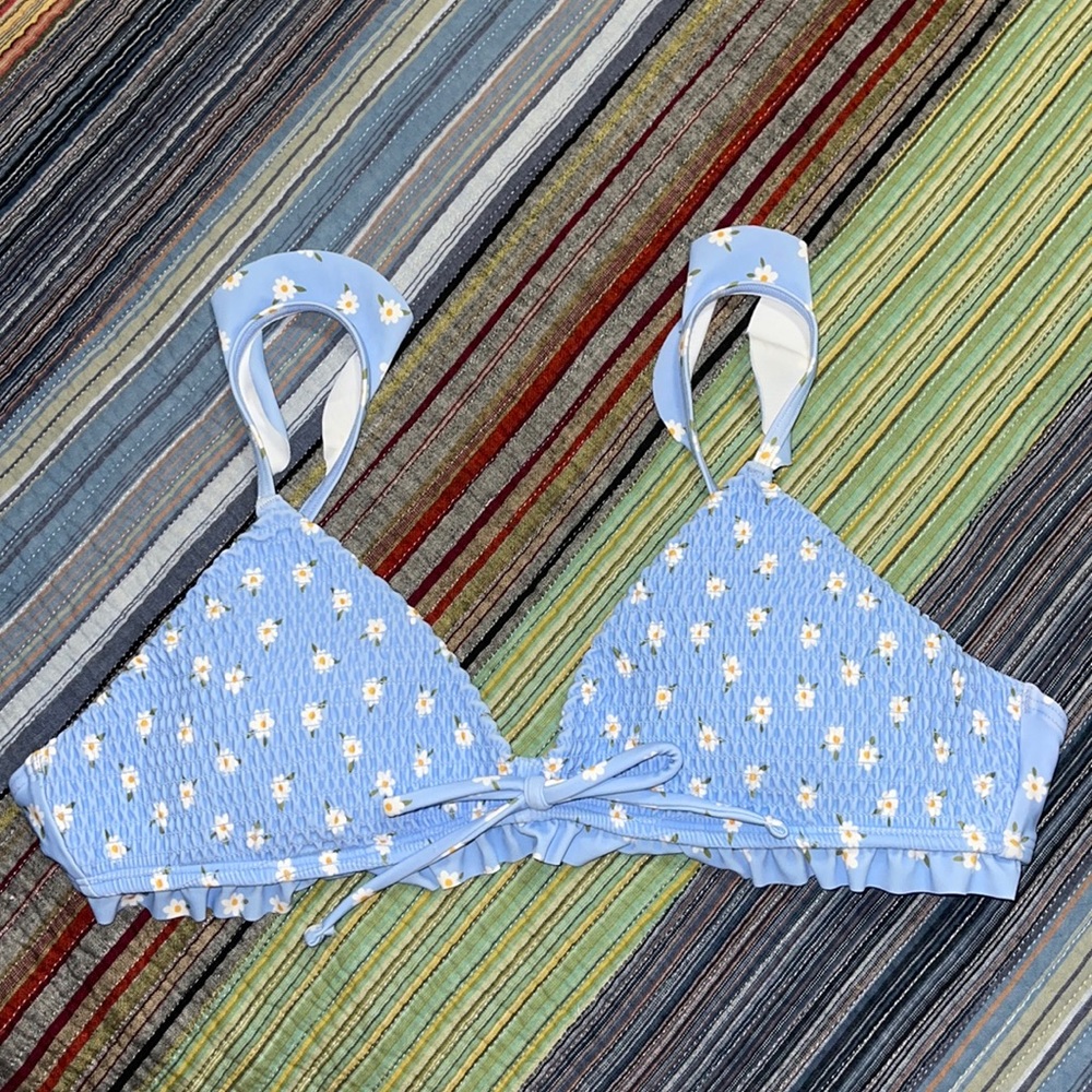 Hollister Swim flowery top.